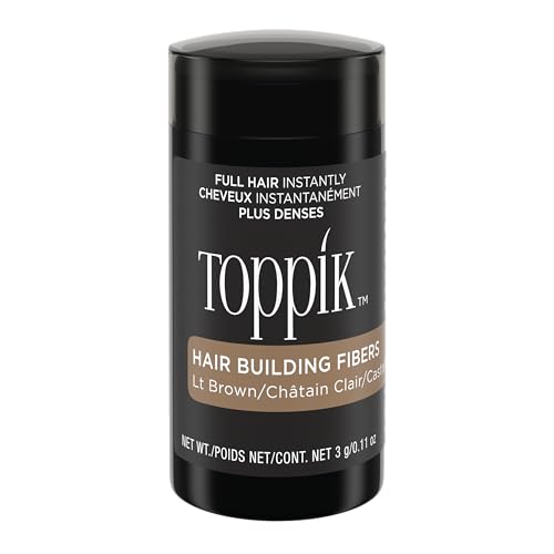 Image of Toppik Hair Building Fibers, Fill In Fine or Thinning Hair Instantly Thicker, Fuller Looking Hair 9 Shades,4 size options