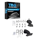 TRQ Brake Pads Semi-Metallic Compatible with 1989-1990 Nissan Maxima
