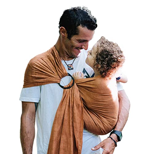 Image of Nalakai Luxury Ring Sling Baby Carrier, Soft Linen Blend Baby Sling, Baby Wrap, Wear Your Little One Close to Your Heart, Comfort, Style