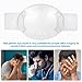 6 Pcs Plastic Eye Shield, Self-adhesive Clear Eye Patch Eye Surgery Covering Breathable After Surgery Eye Protections for Patient Men Women, Eye Care Supplies for Eye Post-Operative Recovery