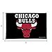 Rico Industries NBA 3-Foot by 5-Foot Single Sided Banner Flag with Grommets, Chicago Bulls