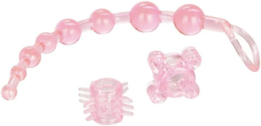 generic Intimate Pleasure Kit with Realistic Massager, Vibe Sleeve, and Anal Stimulators KK72718, Like a Photo