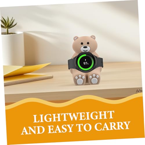 Soporte vertical duradero de silicona base para carga estable de Galaxy Watch 3
