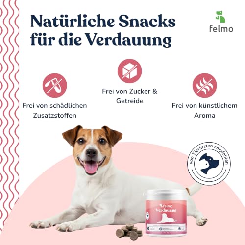 felmo Verdauungs-Snacks für Hunde (180g) mit Lamm & Bierhefe