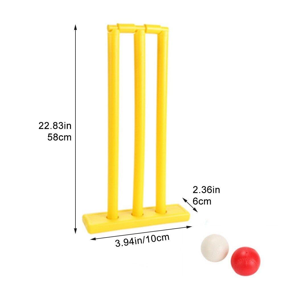 Giochi da Cricket Set di Mazze da Cricket in Plastica Set da Golf per Bambini Giocattoli Sportivi per Bambini Set da Golf Educativo Precoce Giocattolo per Bambini
