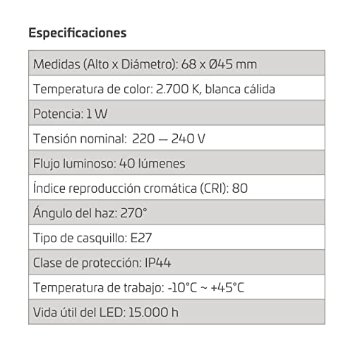 Proventa Lampadina LED decorativa, confezione 10