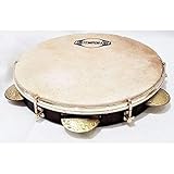 Pandeiro contemporânea 10polegada couro leo rodrigues 27cll cor:imbuia