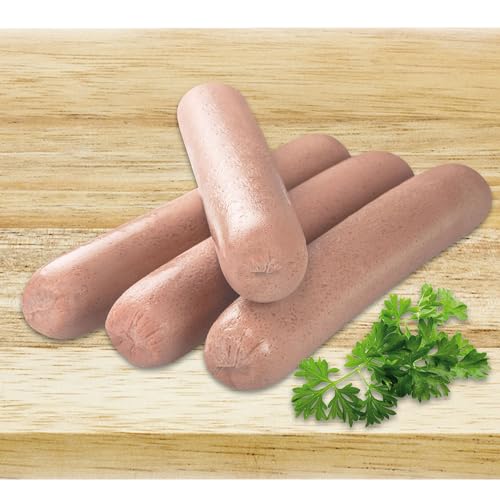 Schecker Hundewurst - Meadowfield Hot Dogs for Dogs® The Original mit 61% Huhn - Echte Knackwürstchen