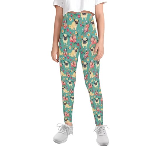 Girls Leggings Size 4-13 Years Old Kids Athletic Yoga Pants