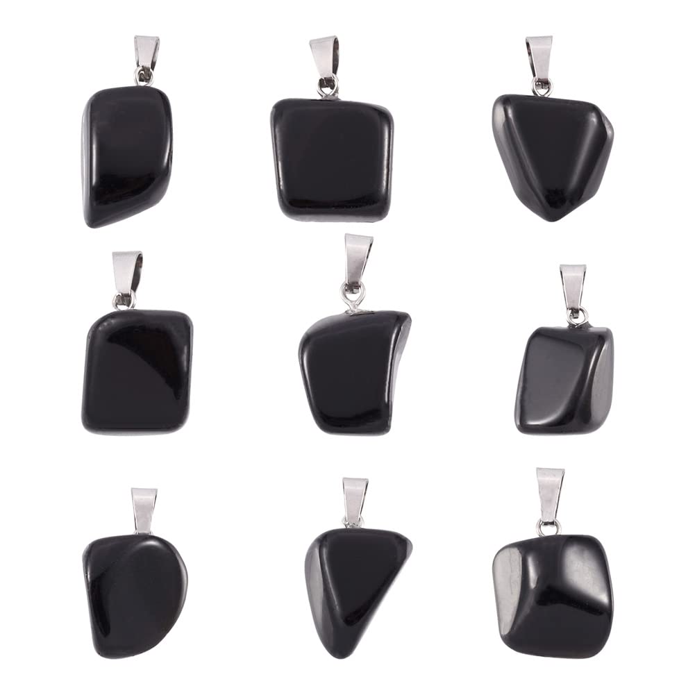 Fashewelry Natural Nugget Gemstone Pendants