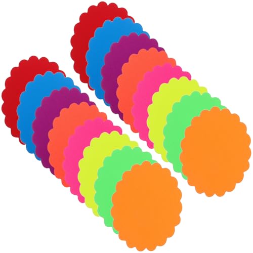 Etiquetas para precios fluorescentes de papel removible con 400 unidades pequeñas para tiendas