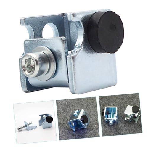 Tope de puerta de acero galvanizado inoxidable con almohadilla anticolisión 5