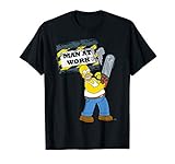 simpsons t shirt shop Official Licensed Merch Herren The Simpsons Homer Graphic Man Work T-Shirt