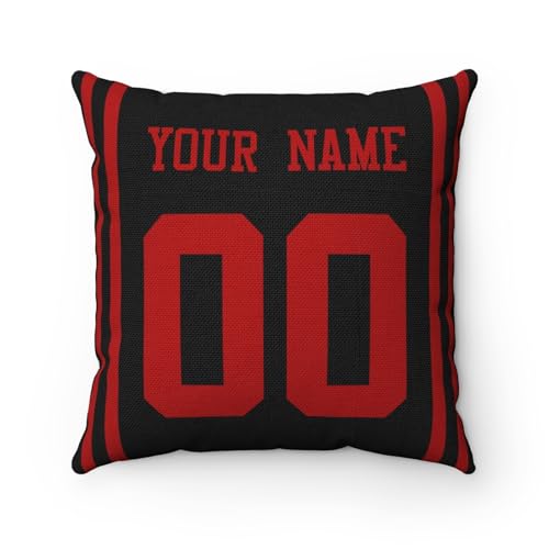 Image of ANTKING Throw Pillow 2 Pack Custom Any Name and Number Personalized Gift for Men Women Boys