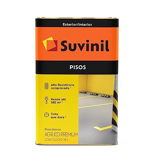 Tinta Piso Suvinil Cor Concreto Fosca Alta Durabilidade 18L