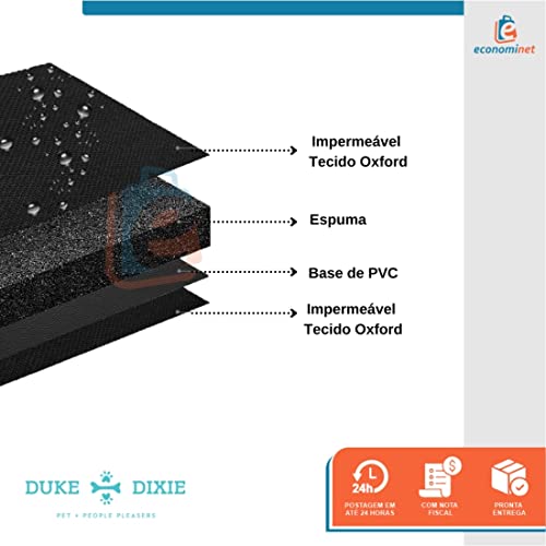 Kit Capa Pet Protetora de Banco Traseiro Impermeável + Cinto de Segurança (Laranja)