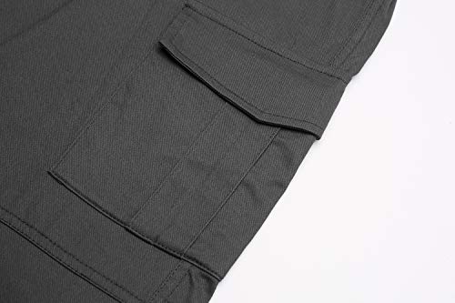 Uomo Pantaloni Lunghi Cargo con Coulisse Tasche