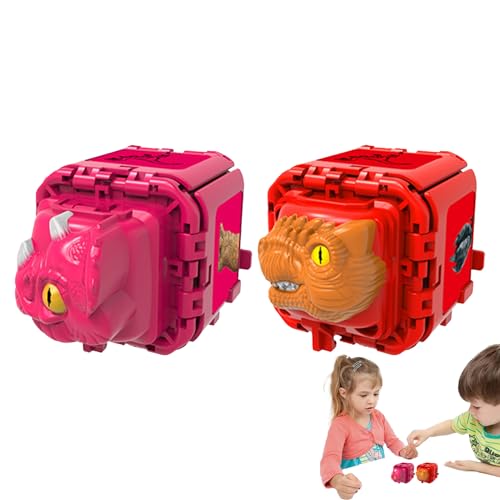 Scherenspielzeug – Elektronisches Ratespielgerät, tragbares Stein-Papier-Puzzle-Spielset, ideales, fesselndes Finger-Lernspiel | Erleben Sie aufregende Dinosaurierformen für Partys im Kindergarten zu