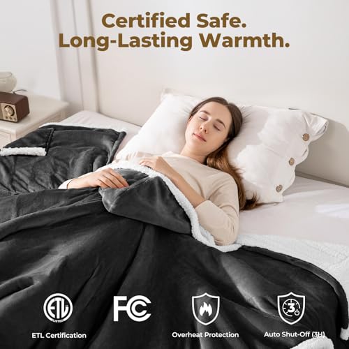 Portable Heated Blanket Rechargeable