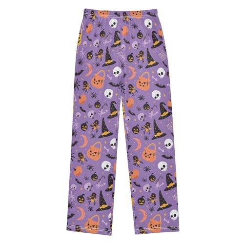 Pajama Pants Halloween Print PJ Bottoms Sleepwear Lounge Sleep Pant with Pockets