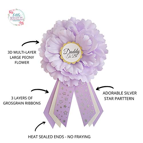 LMC Purple And Ivory Baby Shower Mommy To Be Sash And Corsages USA Handmade3