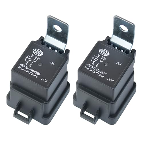 Relais automobile 4RD 931 410-05 résout panne électrique 12V 40A lot de 2 commutateurs 5 broches