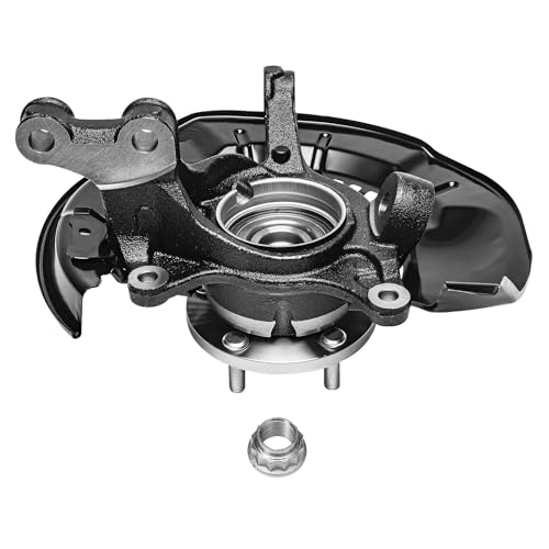 Image of Detroit Axle - AWD Front Steering Knuckles Hubs Struts Sway Bars Kit Replacement for 2010 2011 2012 2013 Toyota Highlander [Without Air Suspension]