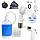 Ducha portátil para camping, bomba de ducha eléctrica recargable con pantalla digital inteligente y 3 modos de rociado para camping, viajes, baño de mascotas y riego