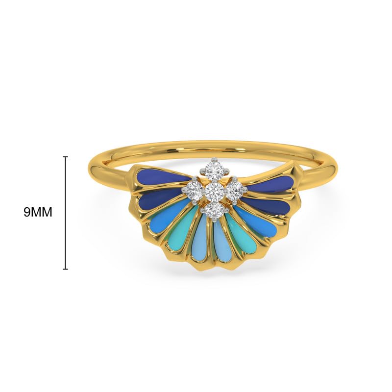 Image of KISNA Jewellery Fiona 14K|18K Diamond & Gold Ring For Women