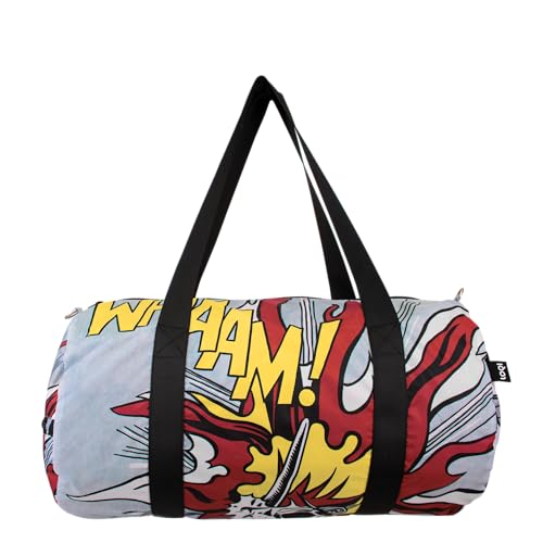 Roy Lichtenstein Whaam! Weekender Riciclato, Giallo, Rosso, Grigio, Giallo, Rosso, Grigio, Roy Lichtenstein Whaam! Weekender Riciclato, Giallo, Rosso,
