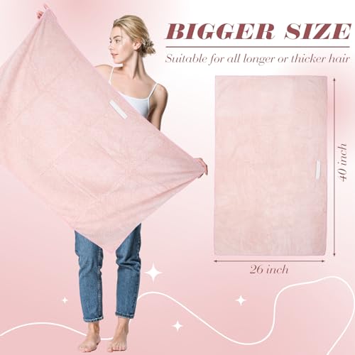 Rossemia Large 2 Packs Microfiber Hair Towel Wrap For Women thumb #1