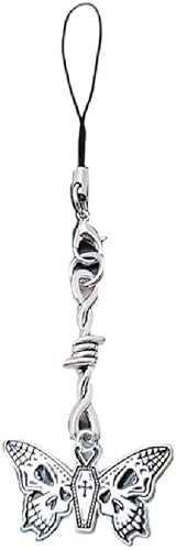 Y2K - Colgante de teléfono con bonito dije de cadena para teléfono celular, correa de cadena para teléfono, dulce y genial, accesorios Goo, cadena