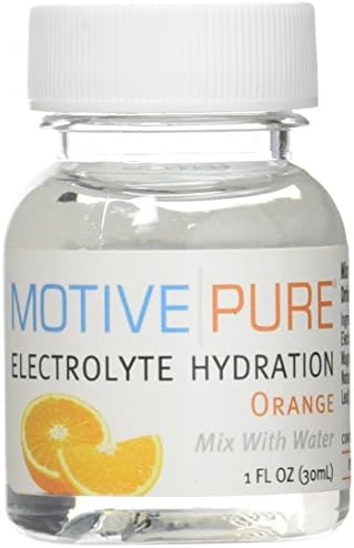 Motive Pure Electrolyte Hydration, Orange, 1 oz Mini Bottle, 12-pack