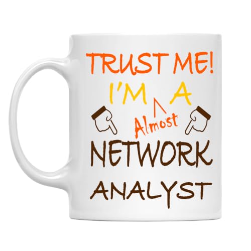 Trust Me! Network Analyst Mug, 11 Oz Two-Sided Ceramic Coffee Cup