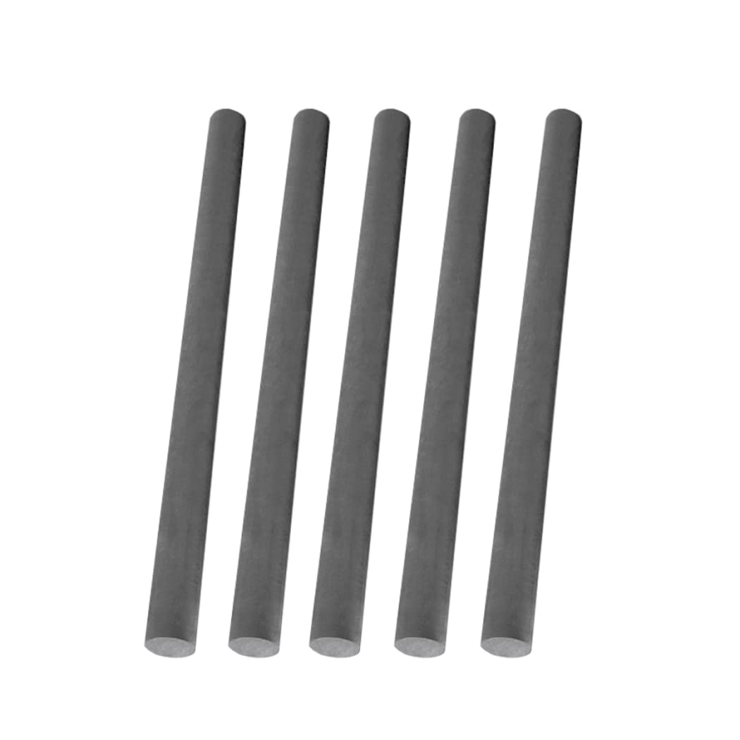 Ytgzs Graphite Rod 99.9% Electrode Cylinder Rod Carbon Graphite Rod,Length 100Mm,Diameter 3Mm To 10Mm,5Pcs,Diameter 8Mm
