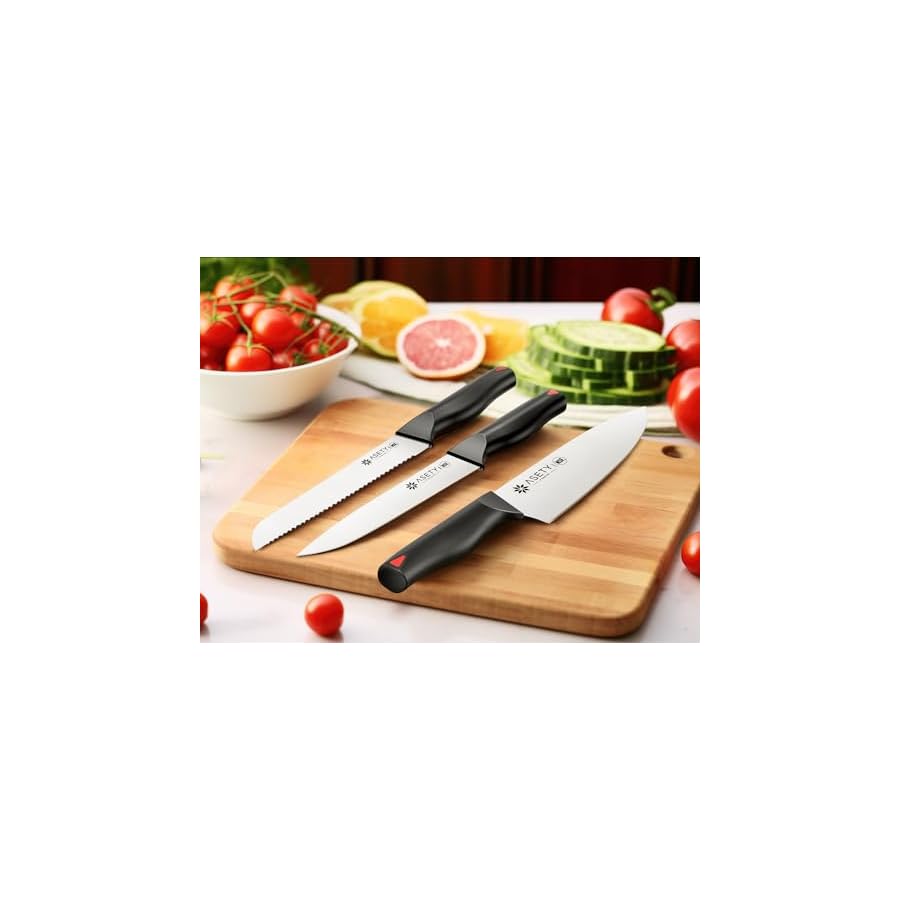 Knife-Set-15-PCS-Kitchen-knife-Set-with-Bulti-in-Sharpener-Block-High-Carbon-Stainless-Steel-Knife-Block-Set-NSF-Food-Safe-Dishwasher-Safe-Knife-Sets-for-Kitchen-Black-Elegant-Box ASETY Knife Set, 15 PCS Kitchen knife Set with Bulti-in Sharpener Block, High Carbon Stainless Steel Knife Block Set, NSF Food Safe, Dishwasher Safe Knife Sets for Kitchen, Black, Elegant Box