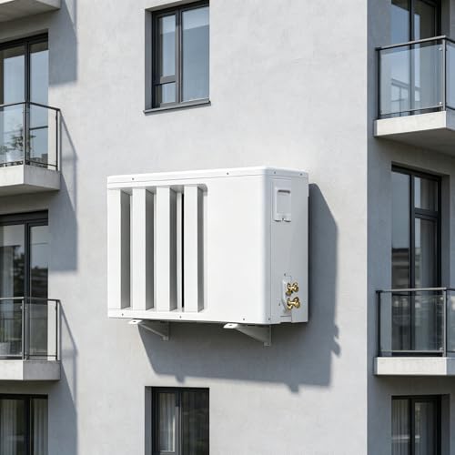 Klimaanlagen- Deflektor，Luftauslass gegen direkten Wind von der Windschutzscheibe Universal- Luftumlenkabdeckung，Allwetter- Mini- Split- Klimaanlagen- Kompressorabdeckung