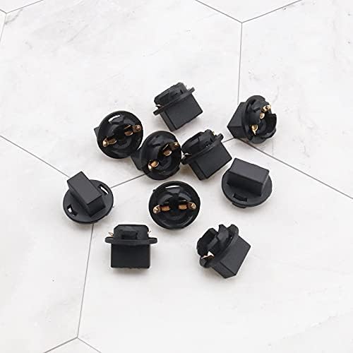 10x T10 194 Socket for Instrument Panel Dash Light Car Gauge Cluster Bulbs Base Bulb Holder Twist Lock 12V