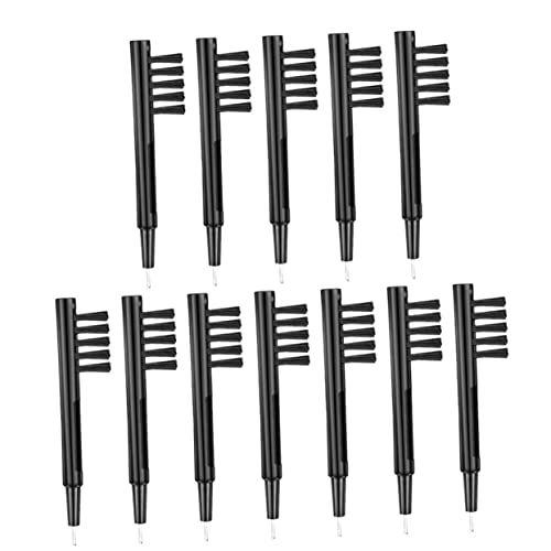 FRCOLOR 12-piece Cleaning Kit Compatible Wax Remover Brush for Gentle Cleaning for Battery Compartment