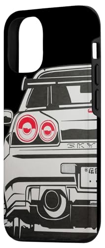 Retro JDM Japanese Tuning Car Drift Racing SkylineR34 Coque pour iPhone 12/12 Pro – vue 2