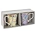 Lesser & Pavey William Kilburn Mugs Set of 2 | Ceramic Coffee Mugs Set for Home or Work | Premium Design Mugs Set for All Occasions | Lovely Mugs for Tea, Coffee & Hot Drinks - William Kilburn