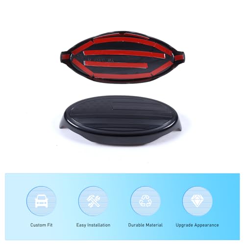 Image of Car Front Rear Tailgate Logo Frame Cover Trim Emblem USA Flag Sticker for Ford Maverick 2022-2024 Logo Emblem Decoration Cover (Front)