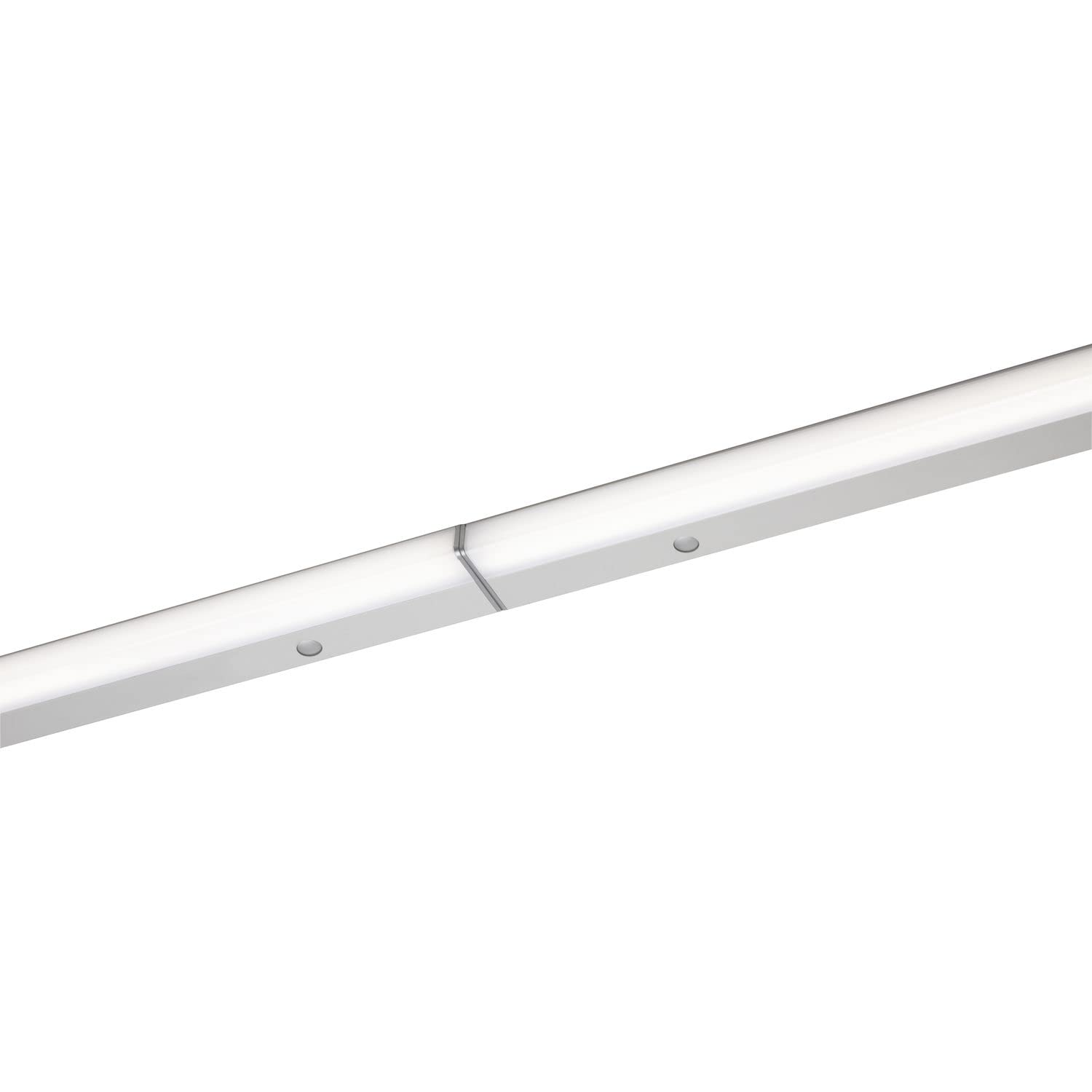 DOMUS LINE LED Unterbauleuchte Wolf 120cm Küche, Schrankleuchte Unterbau neutralweiß 3900K mit Direkanschluss, 230V Aluminium schwarz