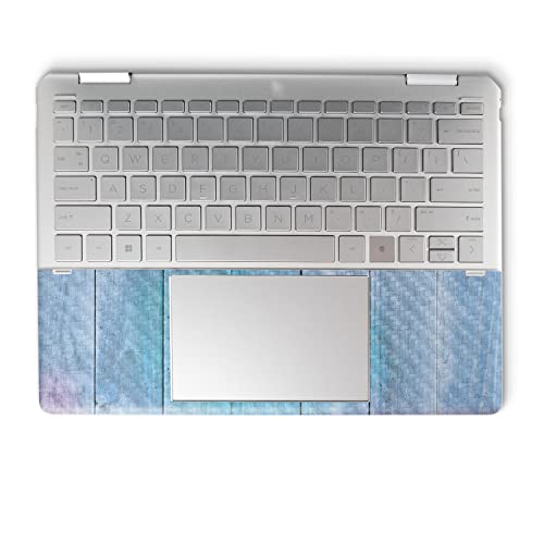 Image of MightySkins Carbon Fiber Skin Compatible with HP Spectre x360 14 inch (2022) Full Wrap Kit - Wood Pastel | Protective, Durable Textured Carbon Fiber Finish | Easy to Apply | Made in The USA