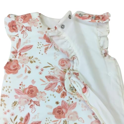 Image of Pure Cotton Baby Sleeping Sack Bag, Baby Sleeping Pod, Inverted Zipper, Snap Buttons, Inner Padding Filling