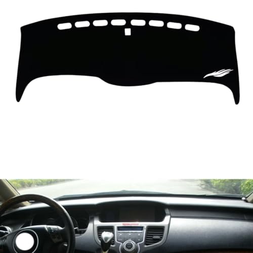 generic leather dash board cover mat Compatible with HONDA Odyssey 2004-2008 ，dashboard cover(Black)