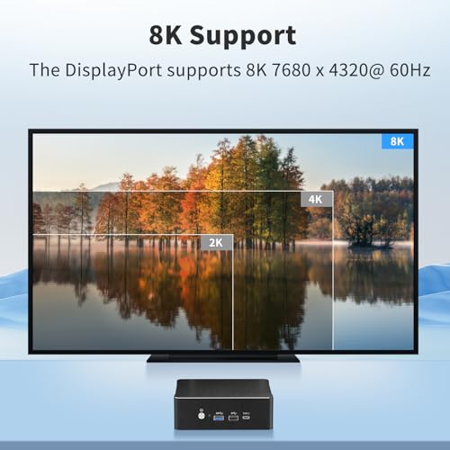 Image of msecore Mini PC i9, Core i9-12900H 64GB DDR5 RAM 1T PCIE4.0 SSD Desktop Computer, 1* HDMI, 1* DisplayPort, 1* USB4.0 Support Triple Display, 4K, Dual 2.5G, Wi-Fi 6e, VESA, Windows 11 Pro