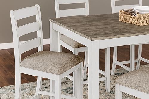Signature Design by Ashley Skempton Counter Height Dining Table Set for 6 - image 6