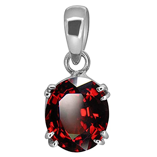 Pendentif grenat naturel gomed 11,25 ratti collier pierre précieuse pour femme homme
