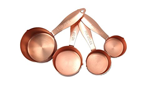 Copperhead Collection Set of 4 Copper Measuring Cups 09199